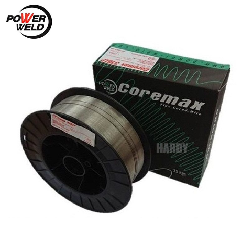 POWERWELD COREMAX 316LP STAINLESS STEEL FLUX CORED WIRE HARDY GASES