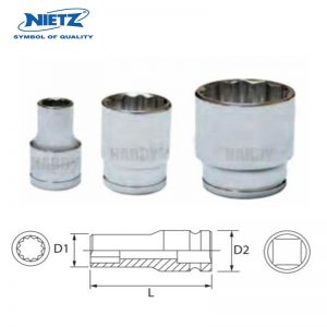NIETZ-1-2-DRIVE-CHROME-SOCKET12-POINT